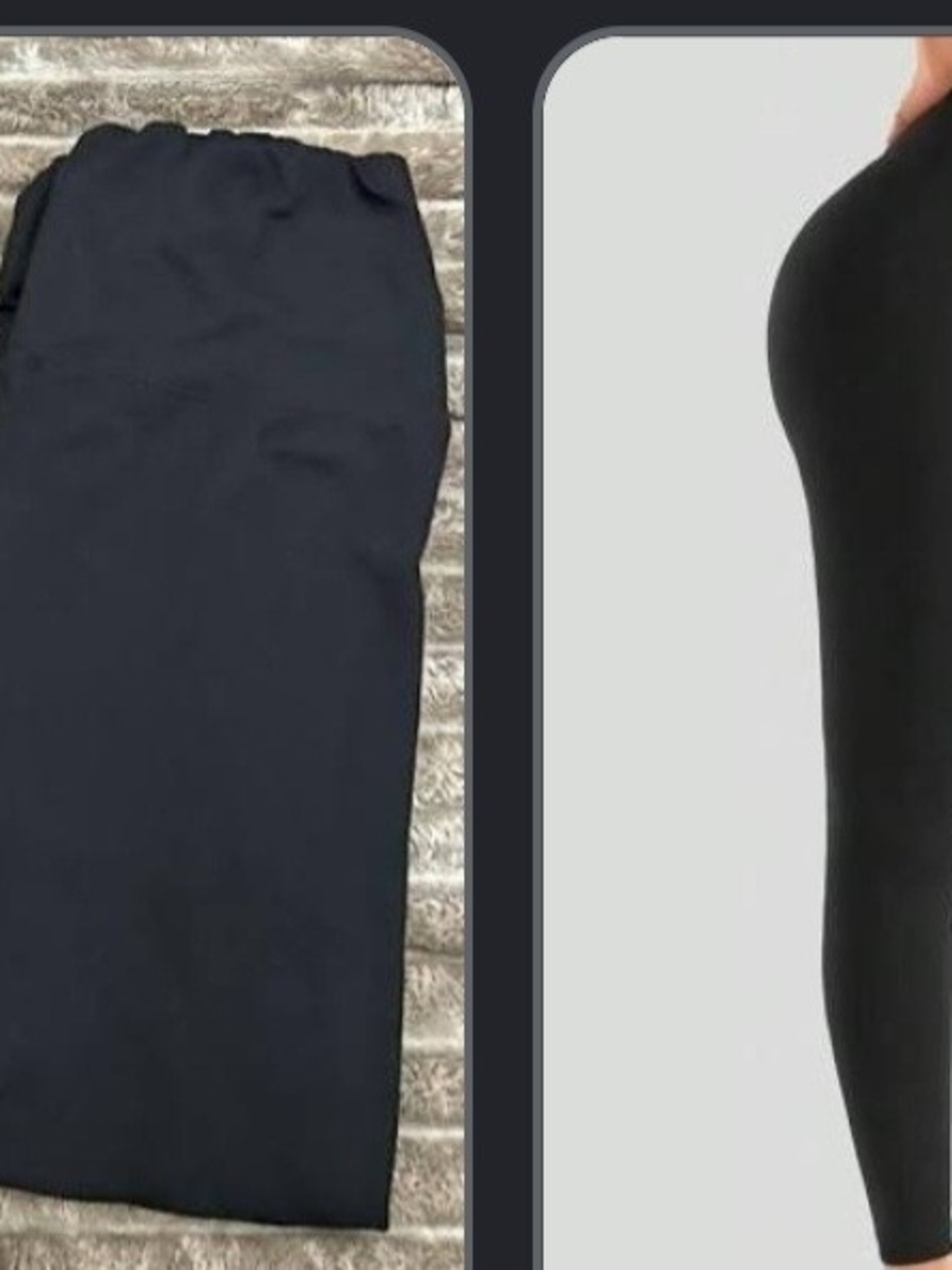 3 Pack Of Black Leggings - Womens L-XL